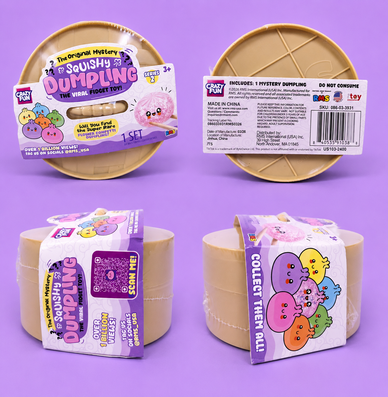 ☁️ RMS Flower Confetti Mystery Dumpling ☁️